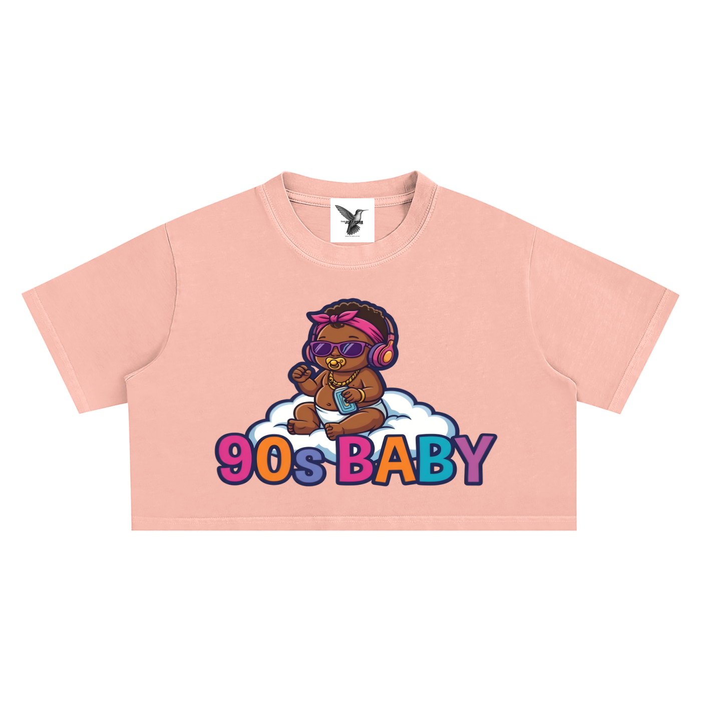 90's BABY | Snow Washed Crop Top