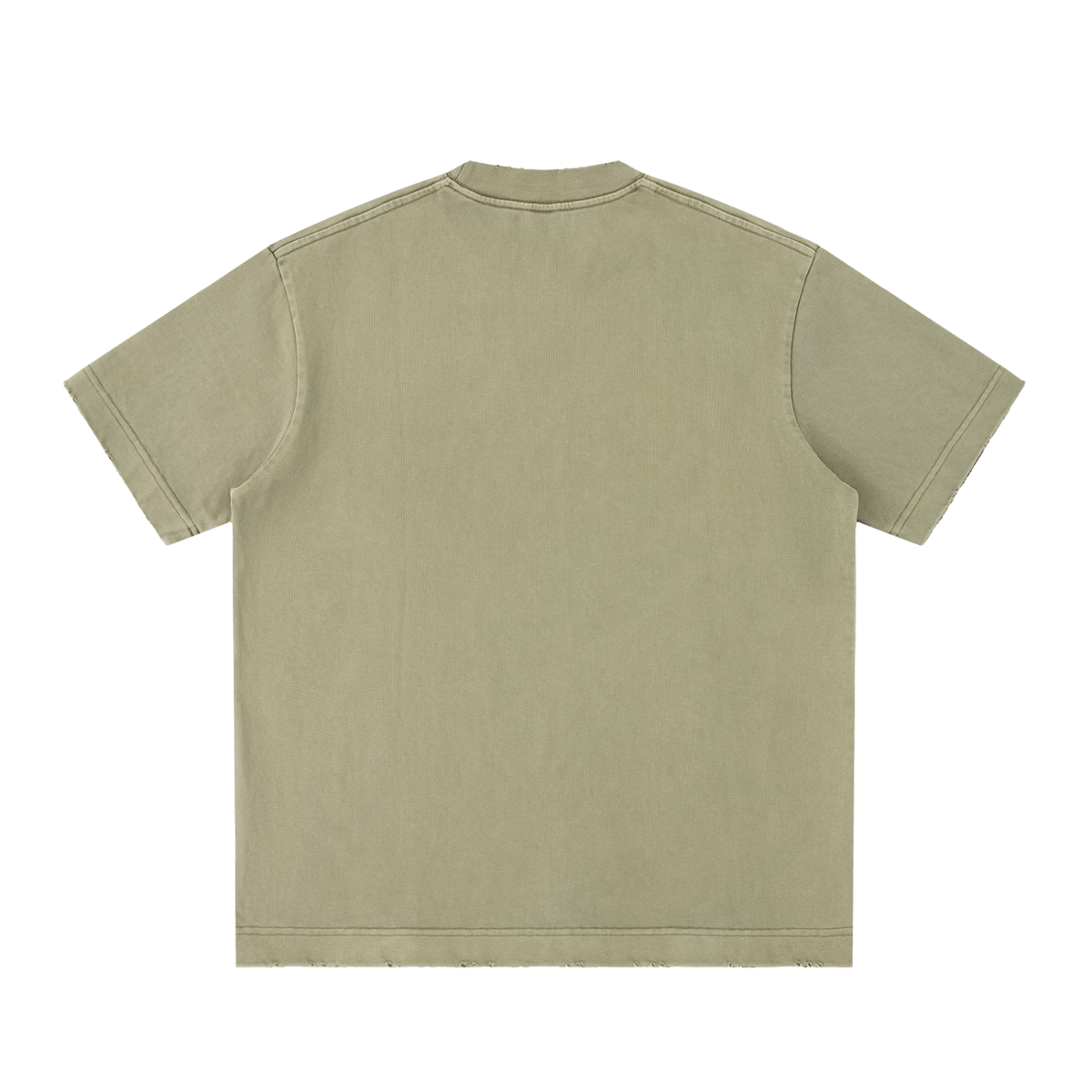 IRON LION ZION | Heavyweight Vintage Washed Frayed T-Shirt