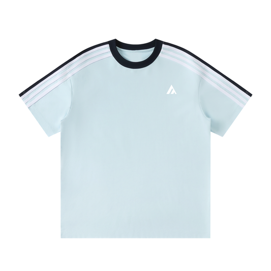Unisex Colorblock Striped T-Shirt