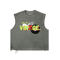 Not Old, VINTAGE | Distressed Grommet Eyelet Tank Top