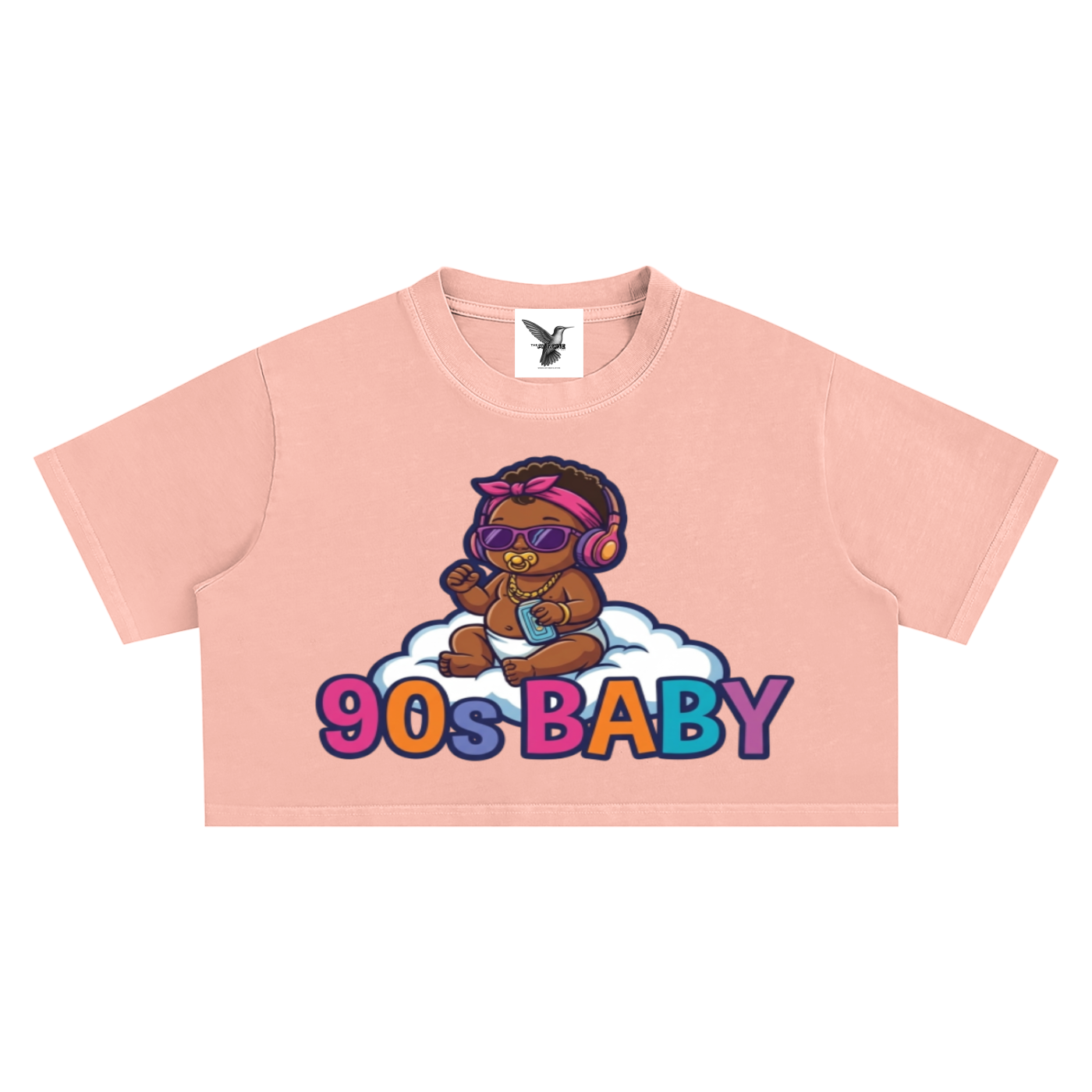 90's BABY | Snow Washed Crop Top