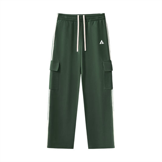 Side Stripe Straight-Leg Pants