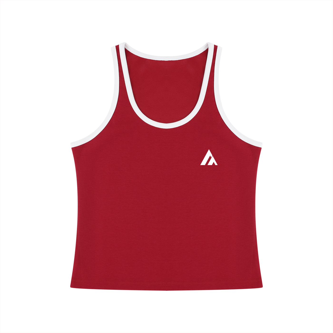 Women's Color Block Cropped Tank Top
