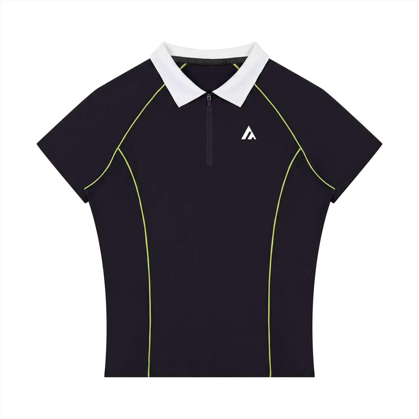 Women’s Slim Fit Quarter-Zip Polo Shirt