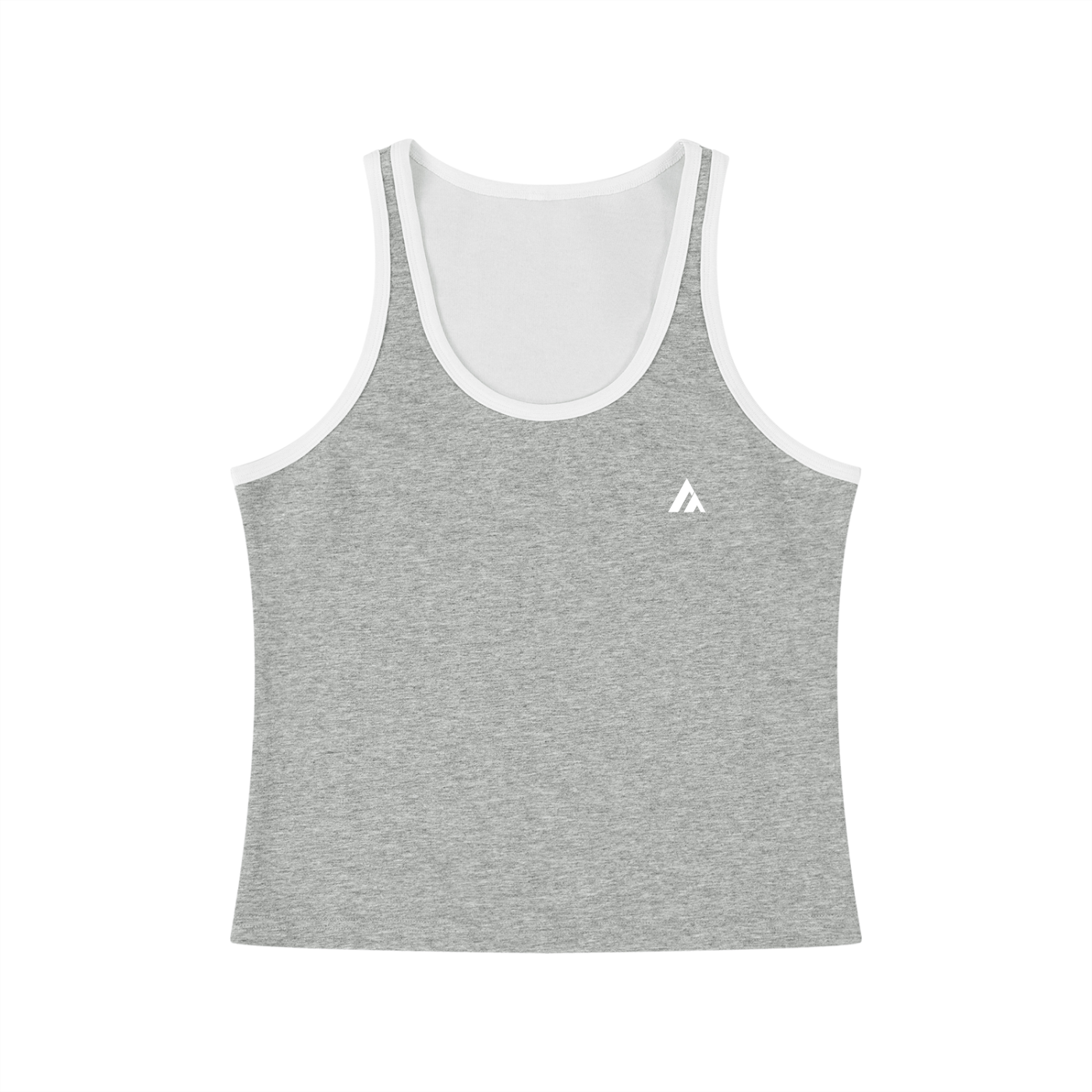 Women's Color Block Cropped Tank Top