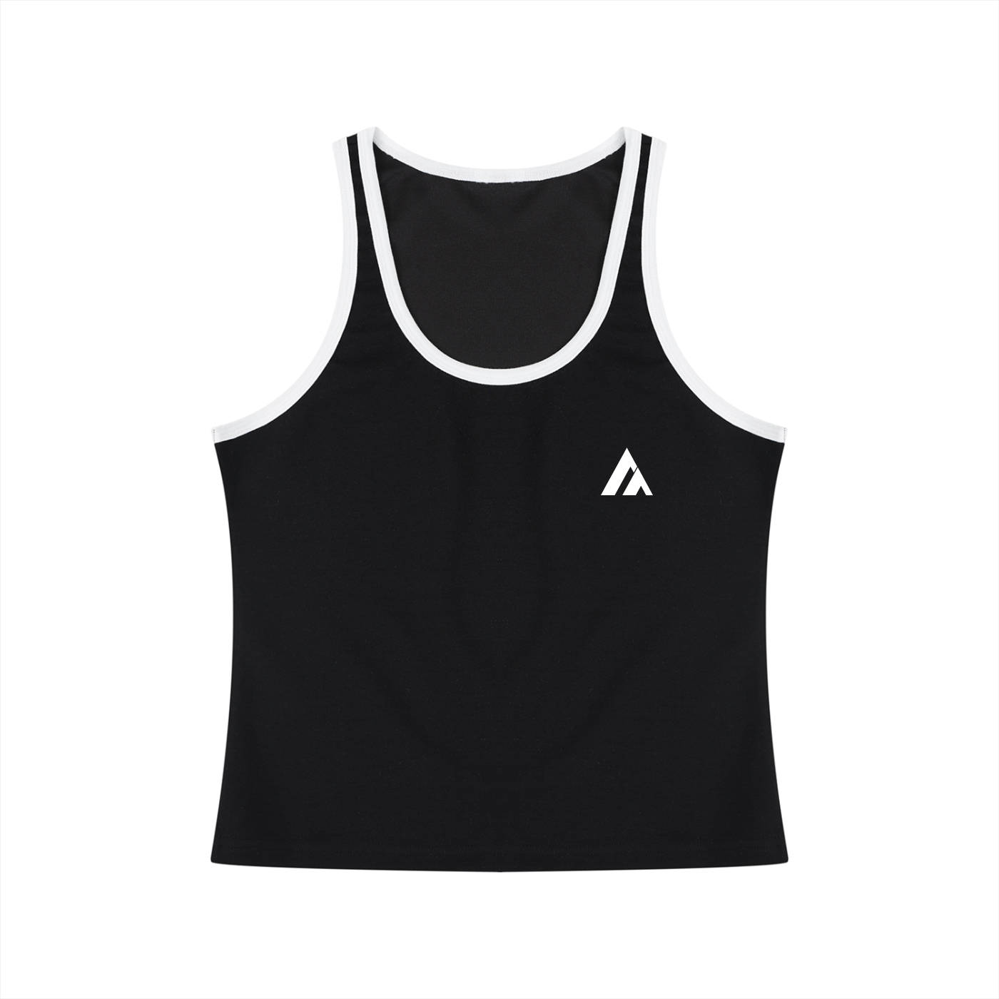 Women's Color Block Cropped Tank Top