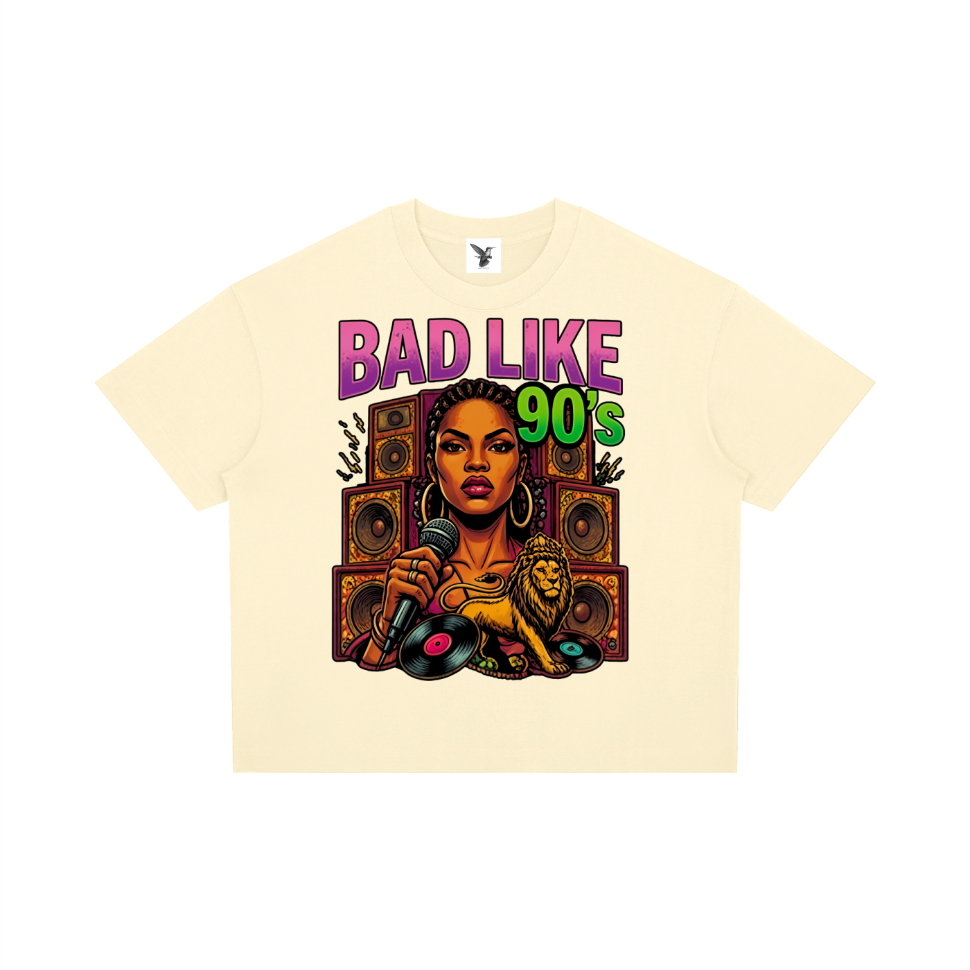 BAD Like 90's Boxy Drop Shoulder T-Shirt