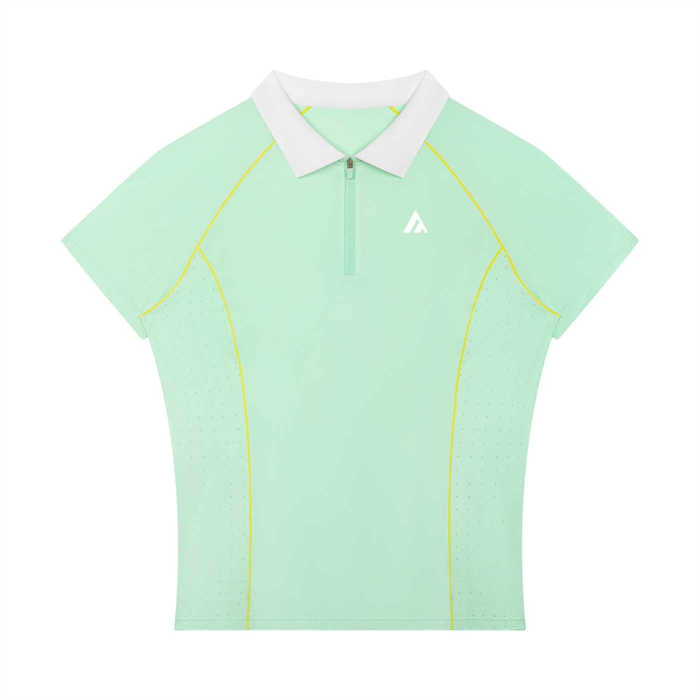 Women’s Slim Fit Quarter-Zip Polo Shirt