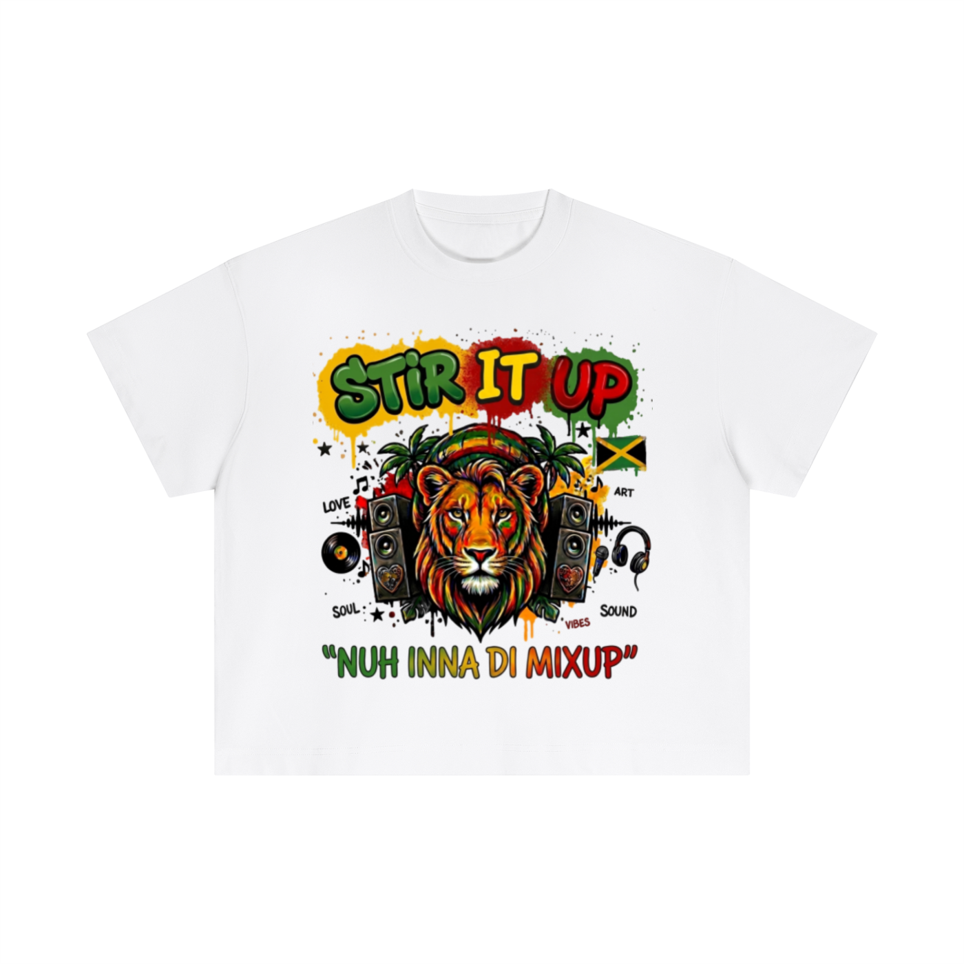 STIR IT UP | Essential Cotton Boxy T-Shirt