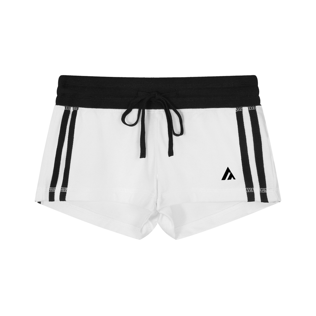 Women's Contrast Stripe Track Shorts