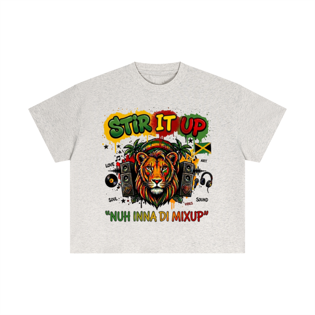 STIR IT UP | Essential Cotton Boxy T-Shirt