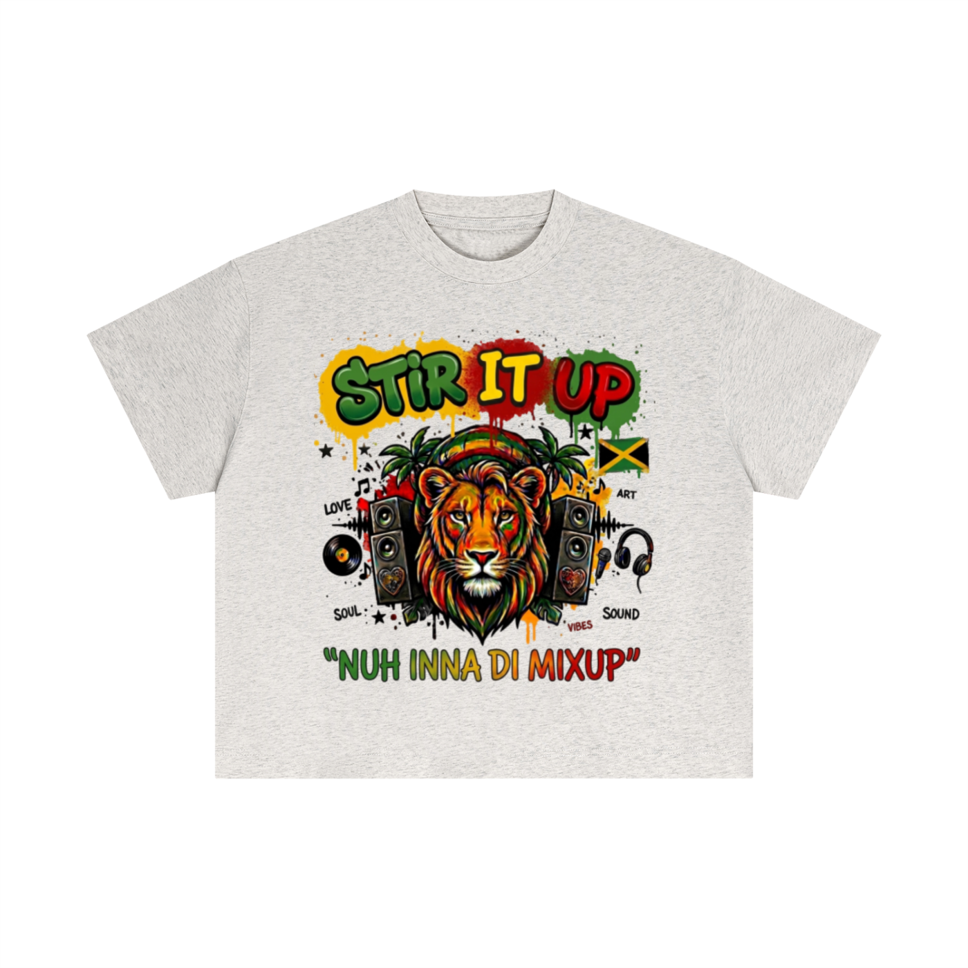 STIR IT UP | Essential Cotton Boxy T-Shirt