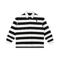 Color Block Stripe Polo Shirt