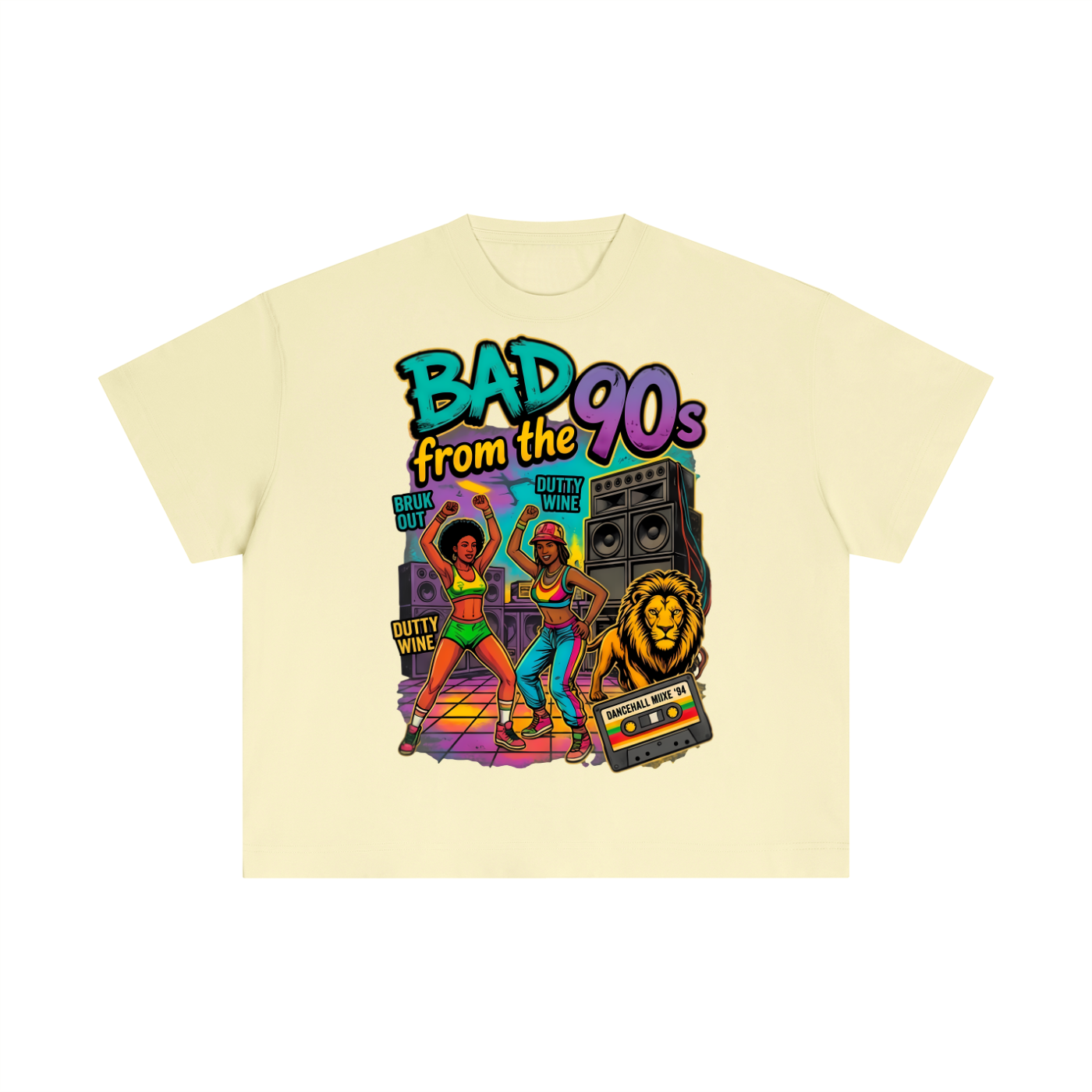 BAD from the 90's | Cotton Boxy T-Shirt