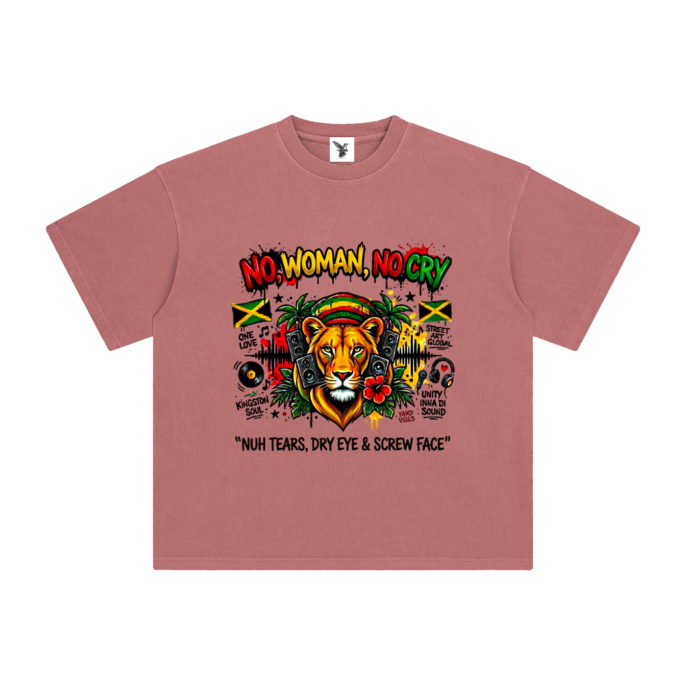 NO, WOMAN, NO CRY | Enzyme Washed T-Shirt
