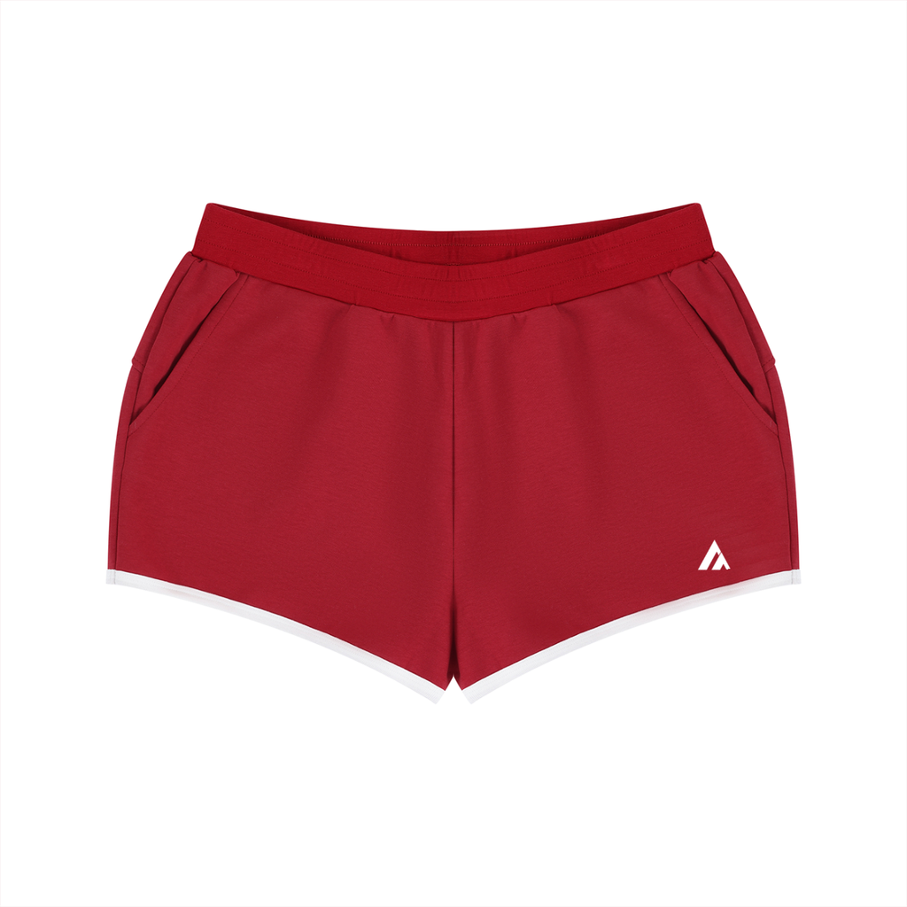 Women's Retro Contrast Binding Shorts