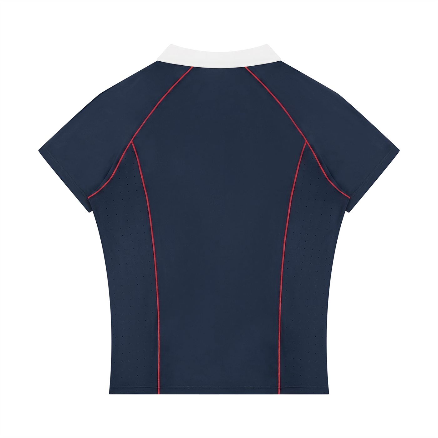 Women’s Slim Fit Quarter-Zip Polo Shirt