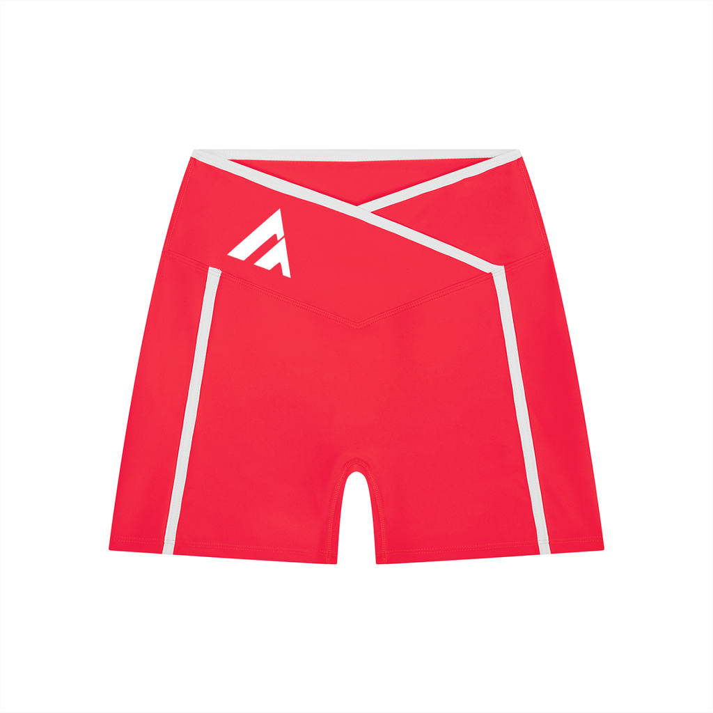 Women’s High Rise Color Block Yoga Shorts