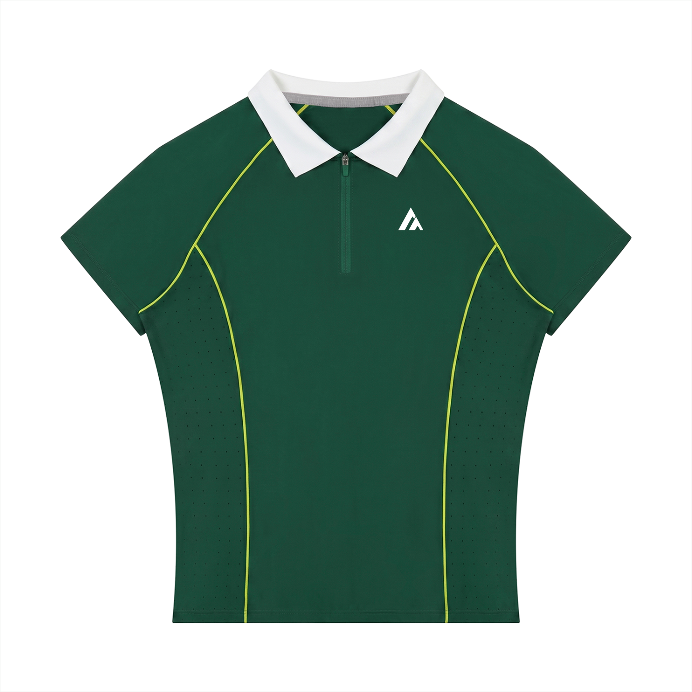 Women’s Slim Fit Quarter-Zip Polo Shirt