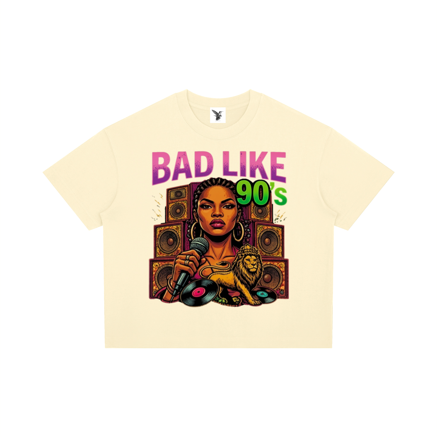 BAD Like 90's Boxy Drop Shoulder T-Shirt