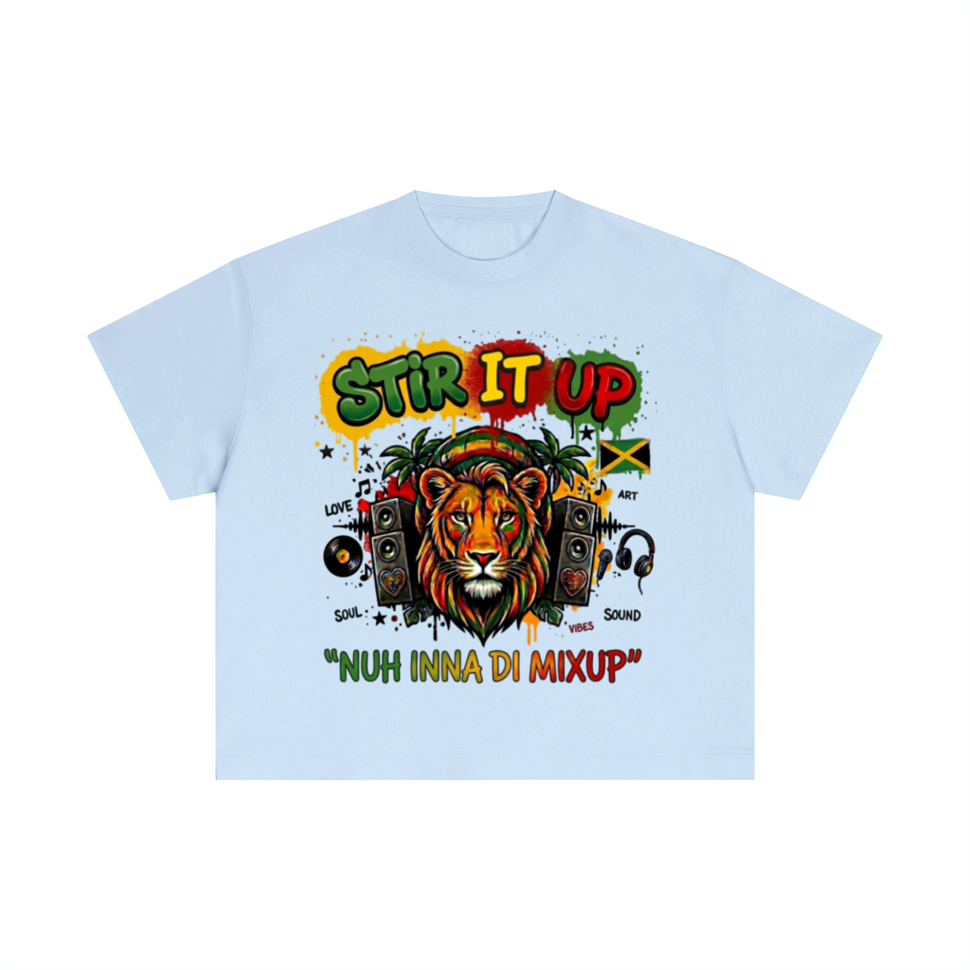 STIR IT UP | Essential Cotton Boxy T-Shirt