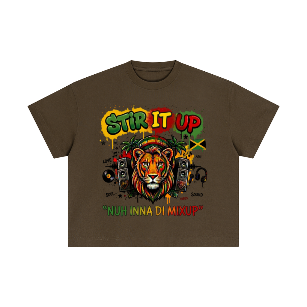 STIR IT UP | Essential Cotton Boxy T-Shirt
