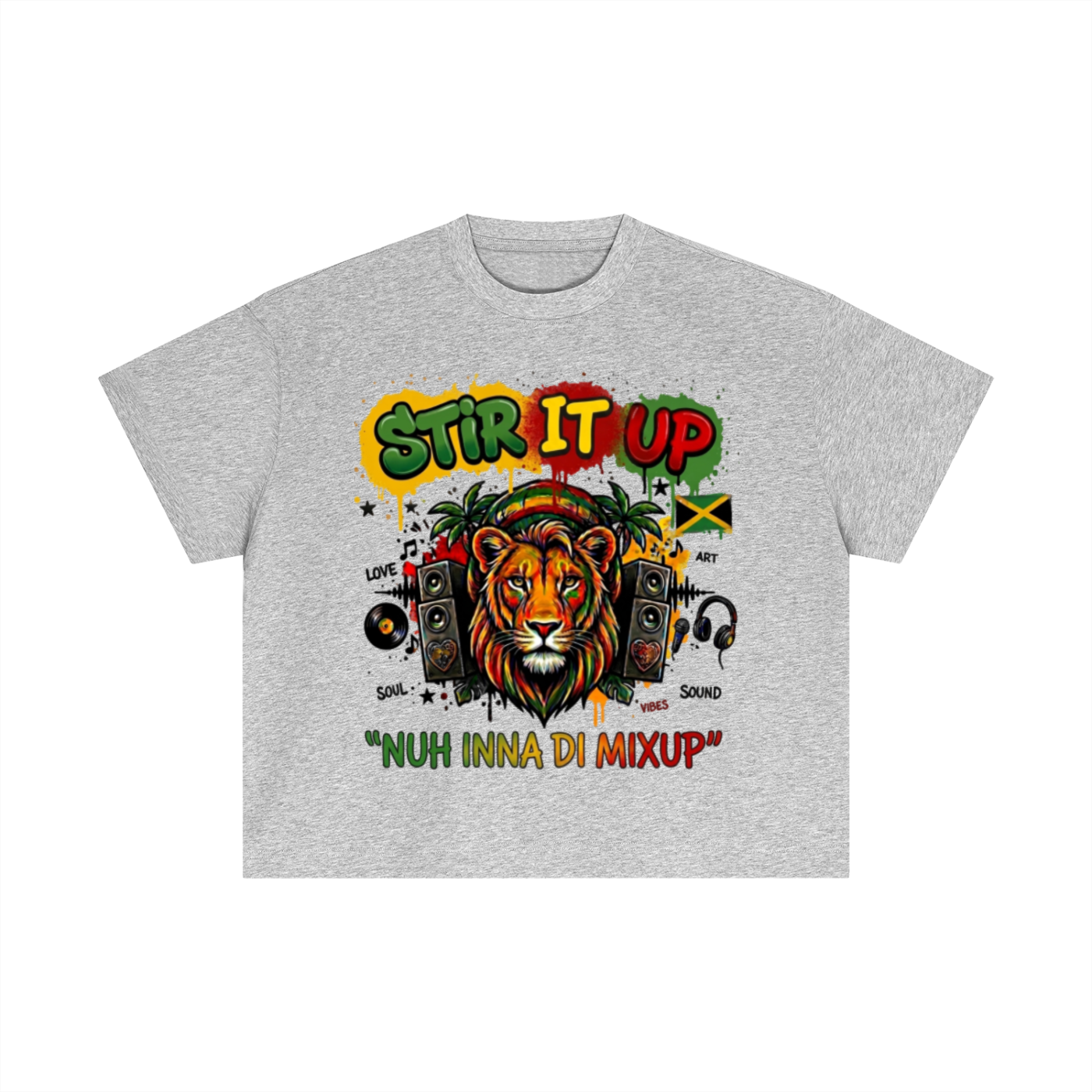 STIR IT UP | Essential Cotton Boxy T-Shirt