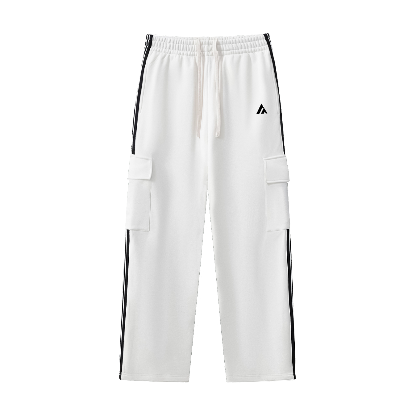 Side Stripe Straight-Leg Pants