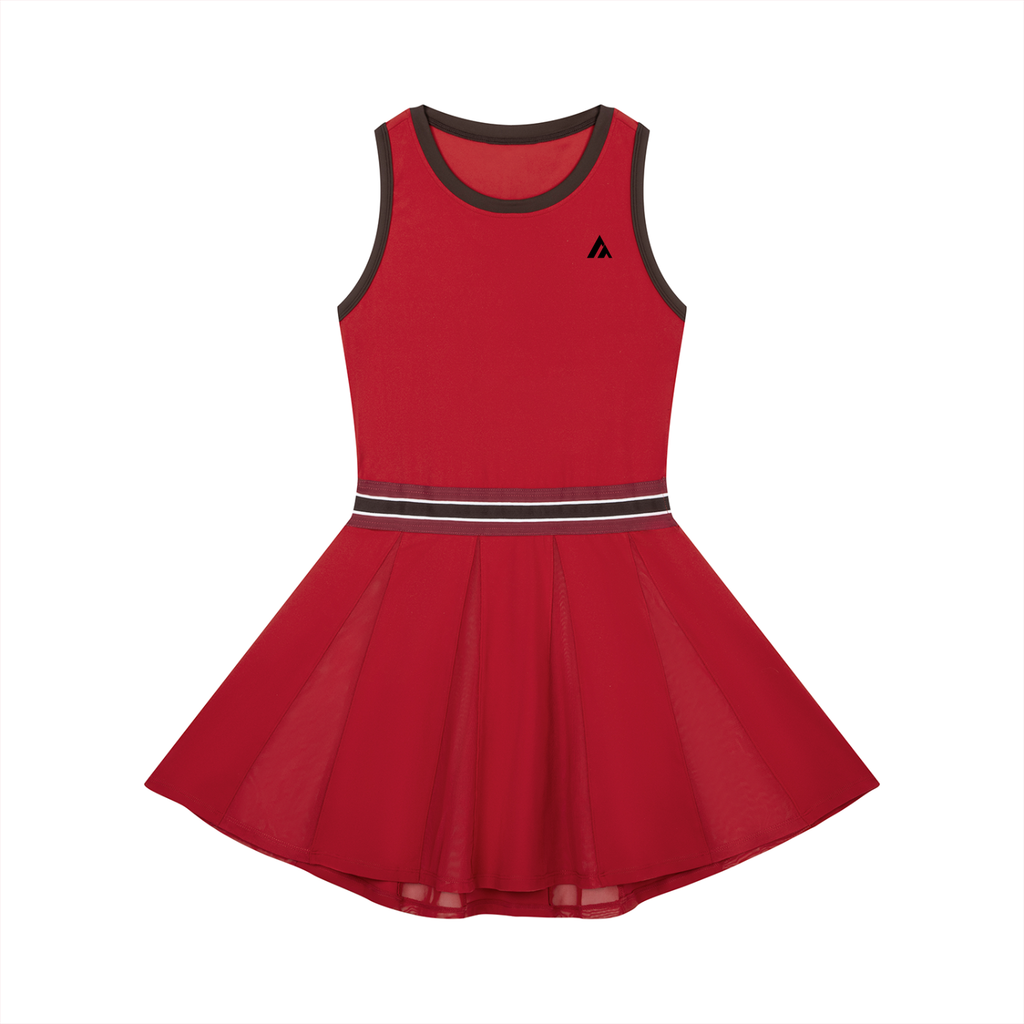 Women's Color Block A-Line Sleeveless Dress