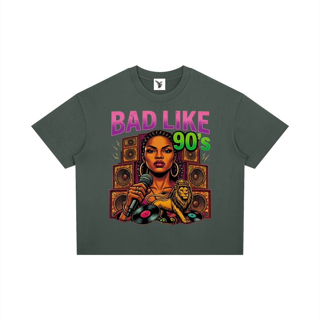BAD Like 90's Boxy Drop Shoulder T-Shirt