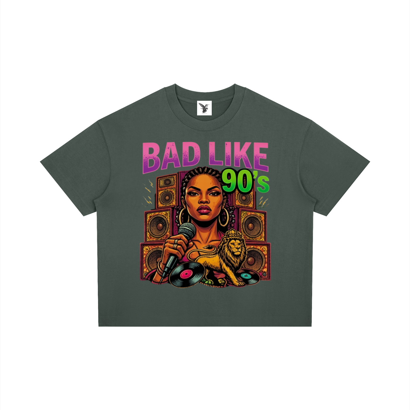 BAD Like 90's Boxy Drop Shoulder T-Shirt