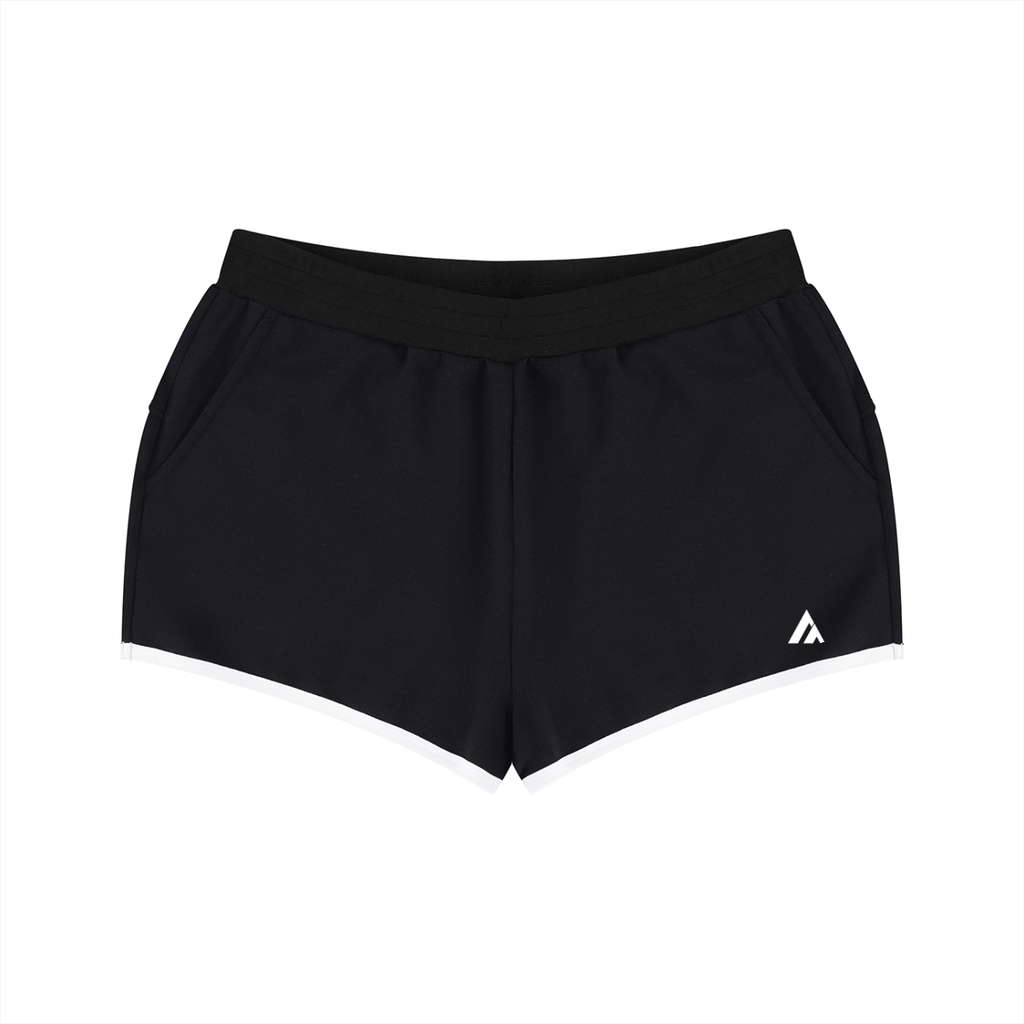 Women's Retro Contrast Binding Shorts