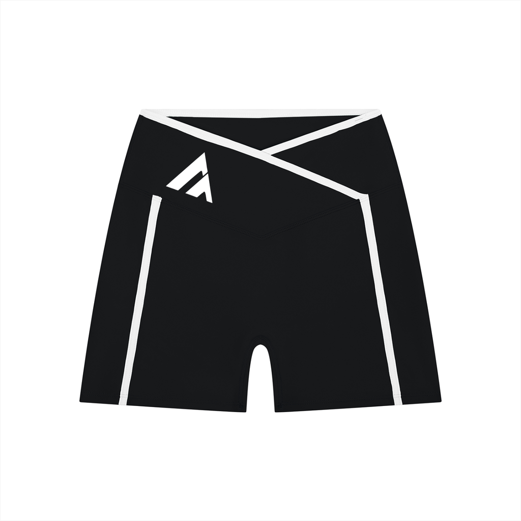 Women’s High Rise Color Block Yoga Shorts
