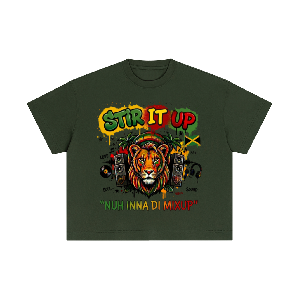 STIR IT UP | Essential Cotton Boxy T-Shirt
