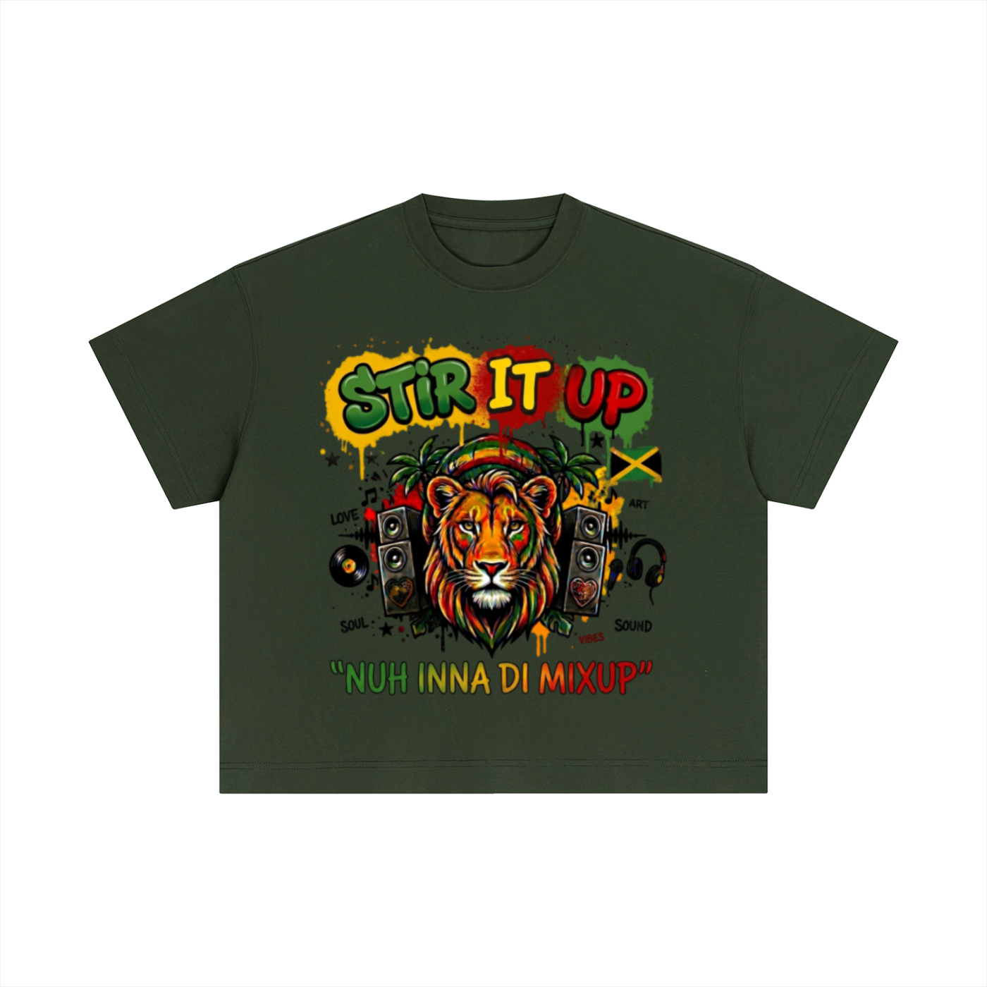 STIR IT UP | Essential Cotton Boxy T-Shirt