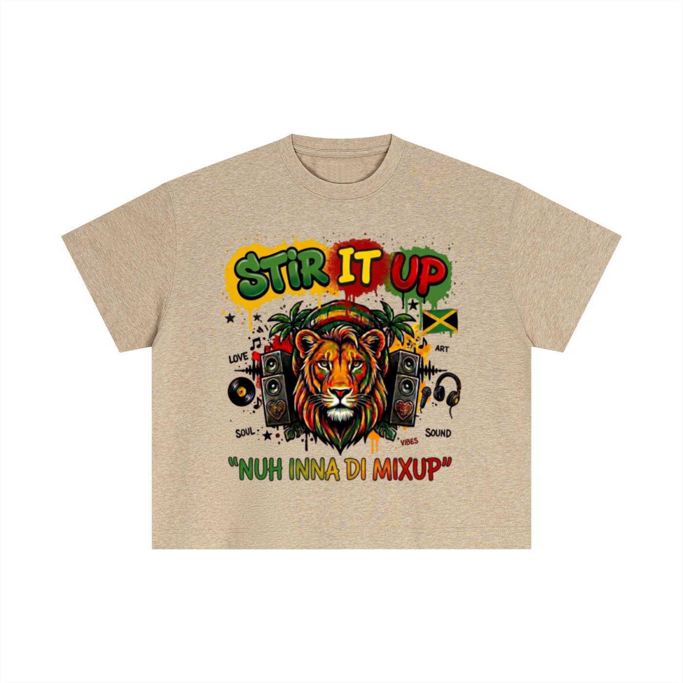 STIR IT UP | Essential Cotton Boxy T-Shirt