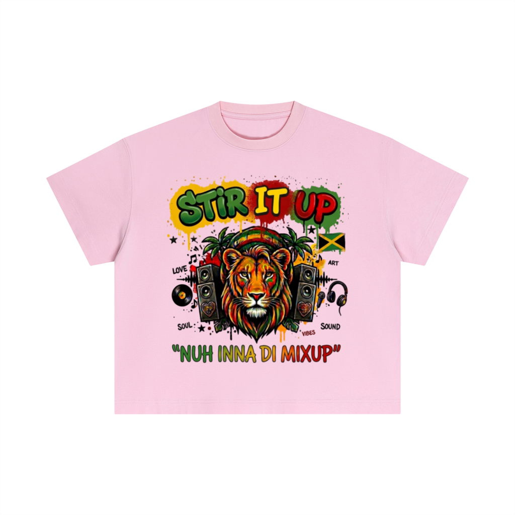 STIR IT UP | Essential Cotton Boxy T-Shirt