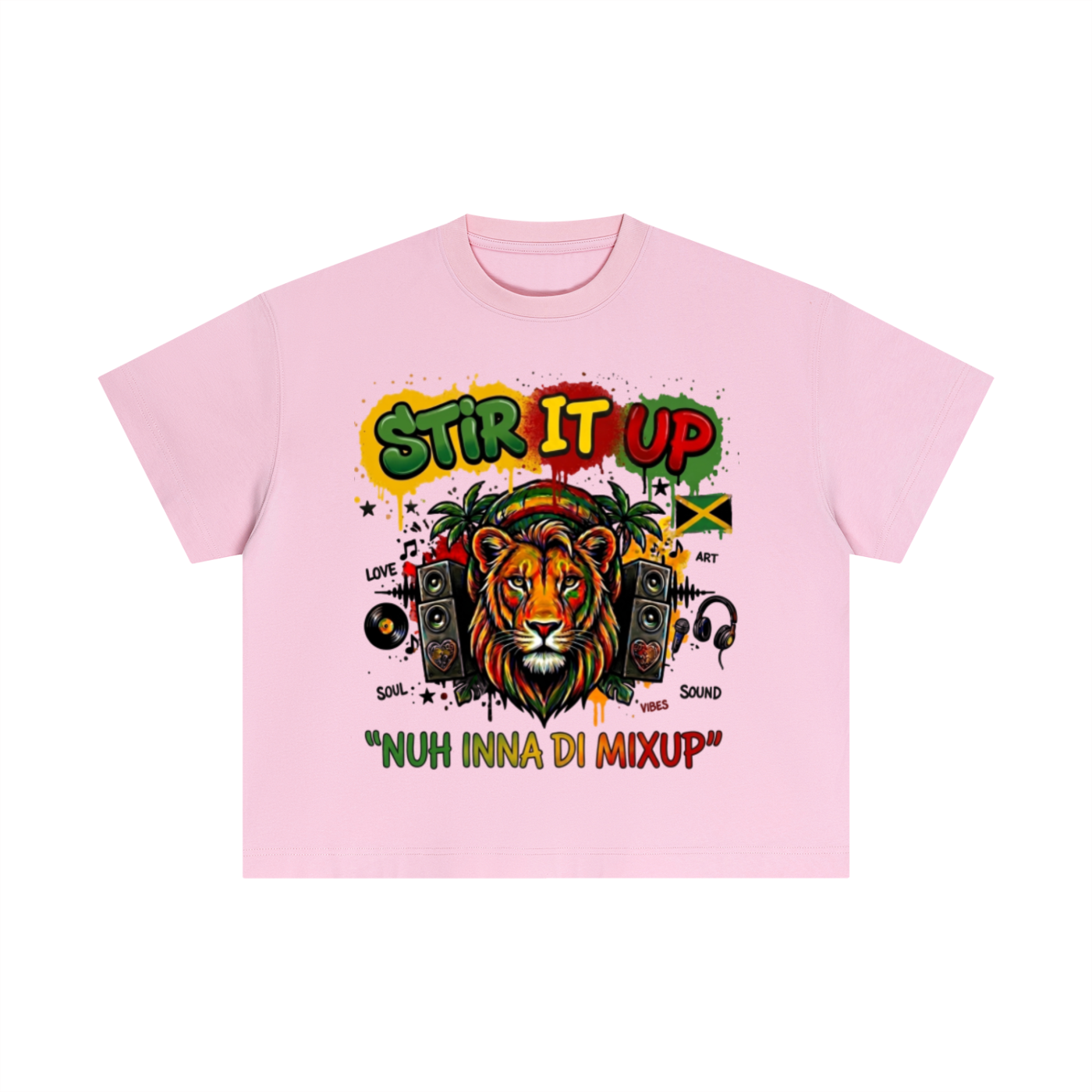 STIR IT UP | Essential Cotton Boxy T-Shirt