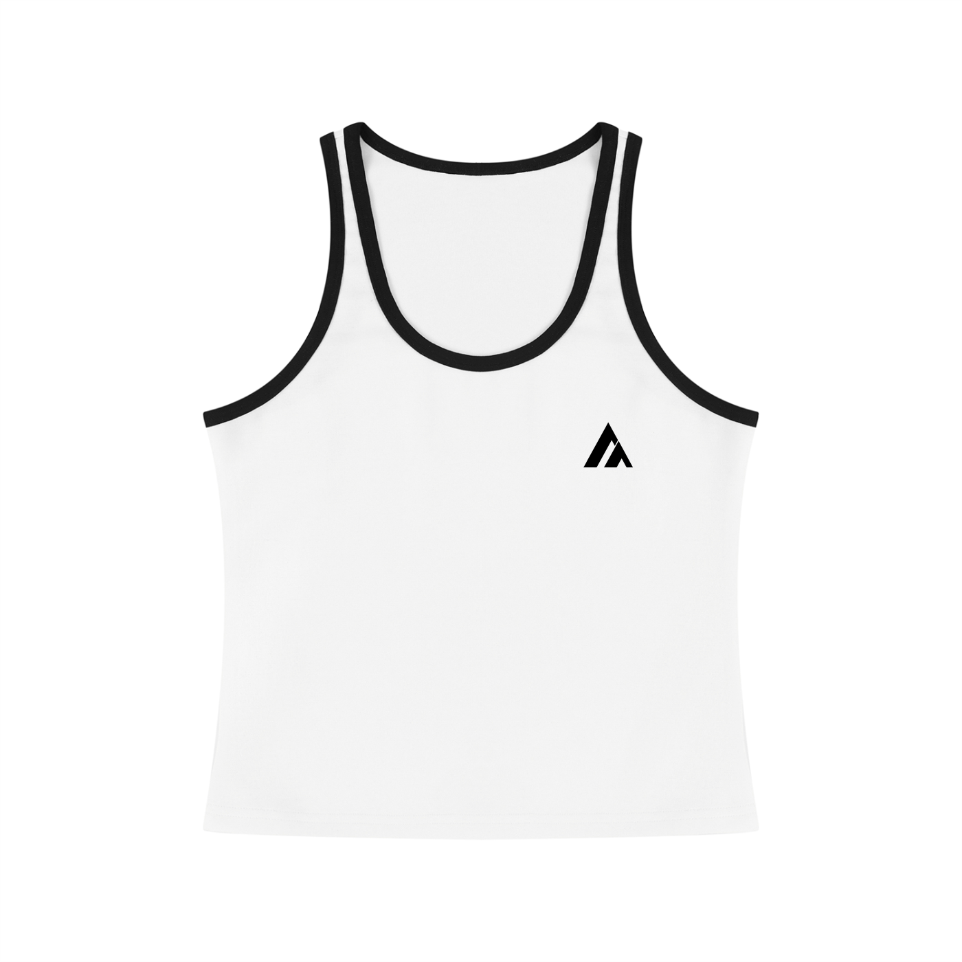 Women's Color Block Cropped Tank Top
