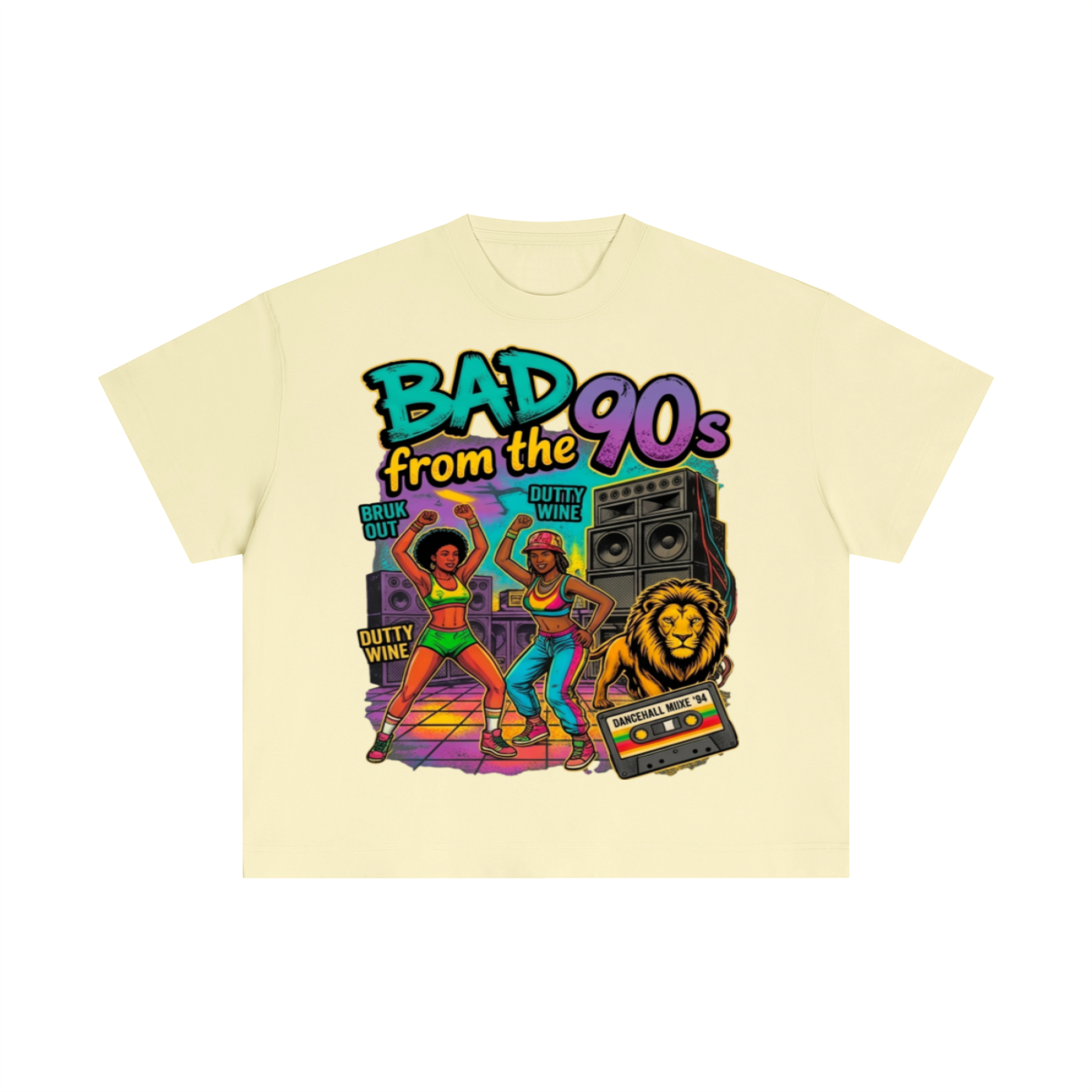 BAD from the 90's | Cotton Boxy T-Shirt
