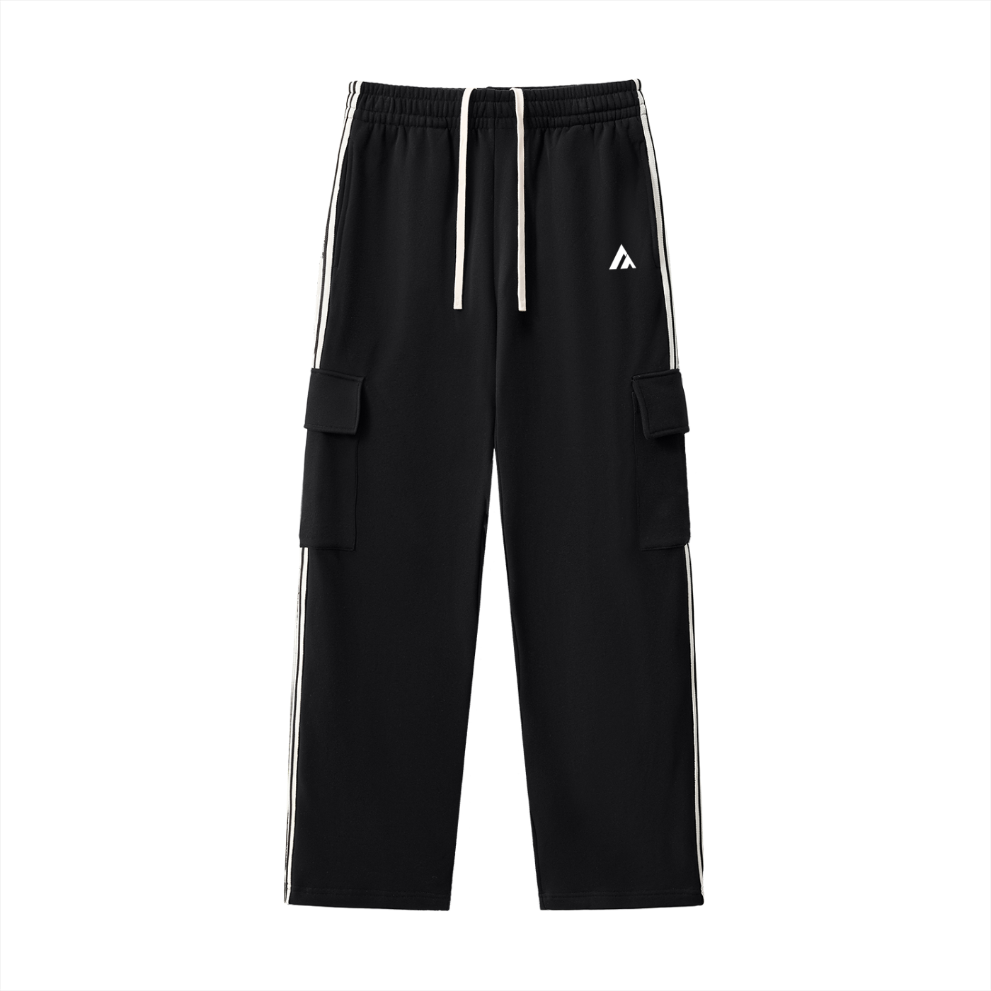 Side Stripe Straight-Leg Pants