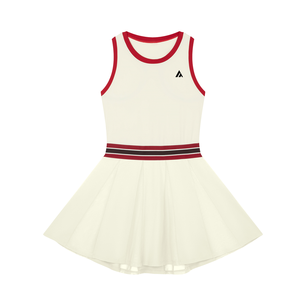 Women's Color Block A-Line Sleeveless Dress
