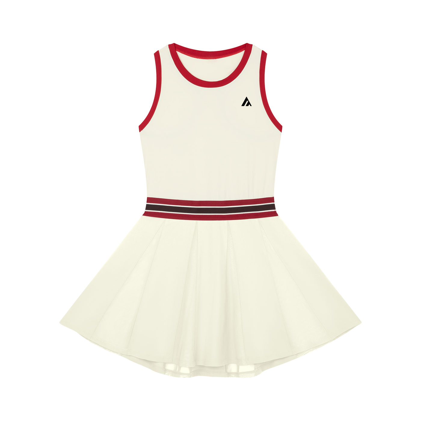 Women's Color Block A-Line Sleeveless Dress