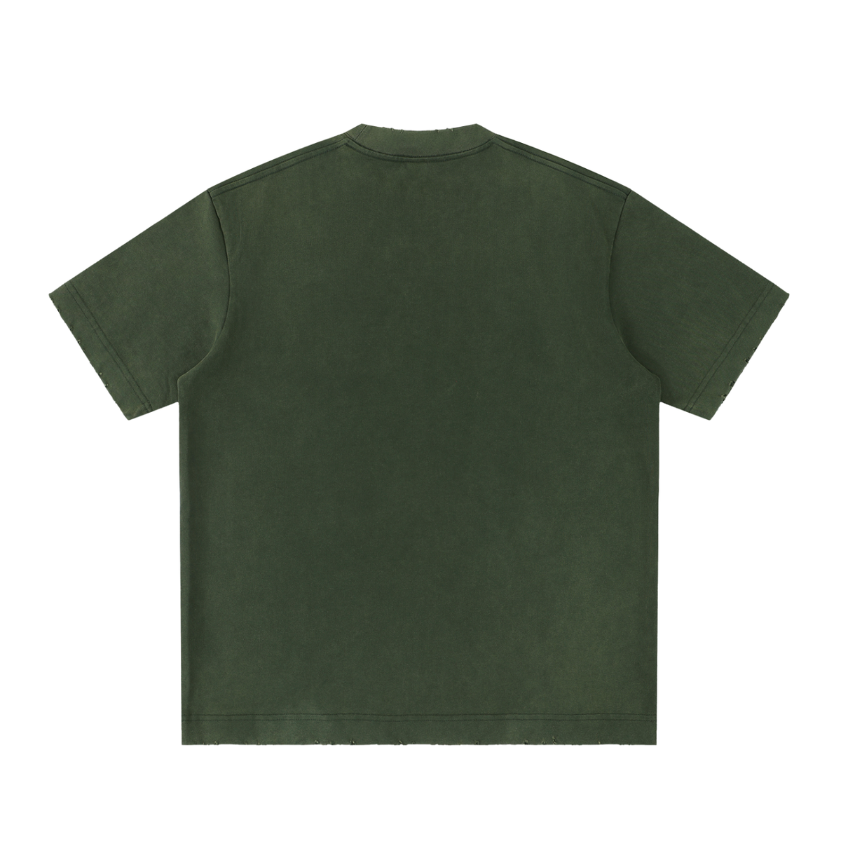 IRON LION ZION | Heavyweight Vintage Washed Frayed T-Shirt