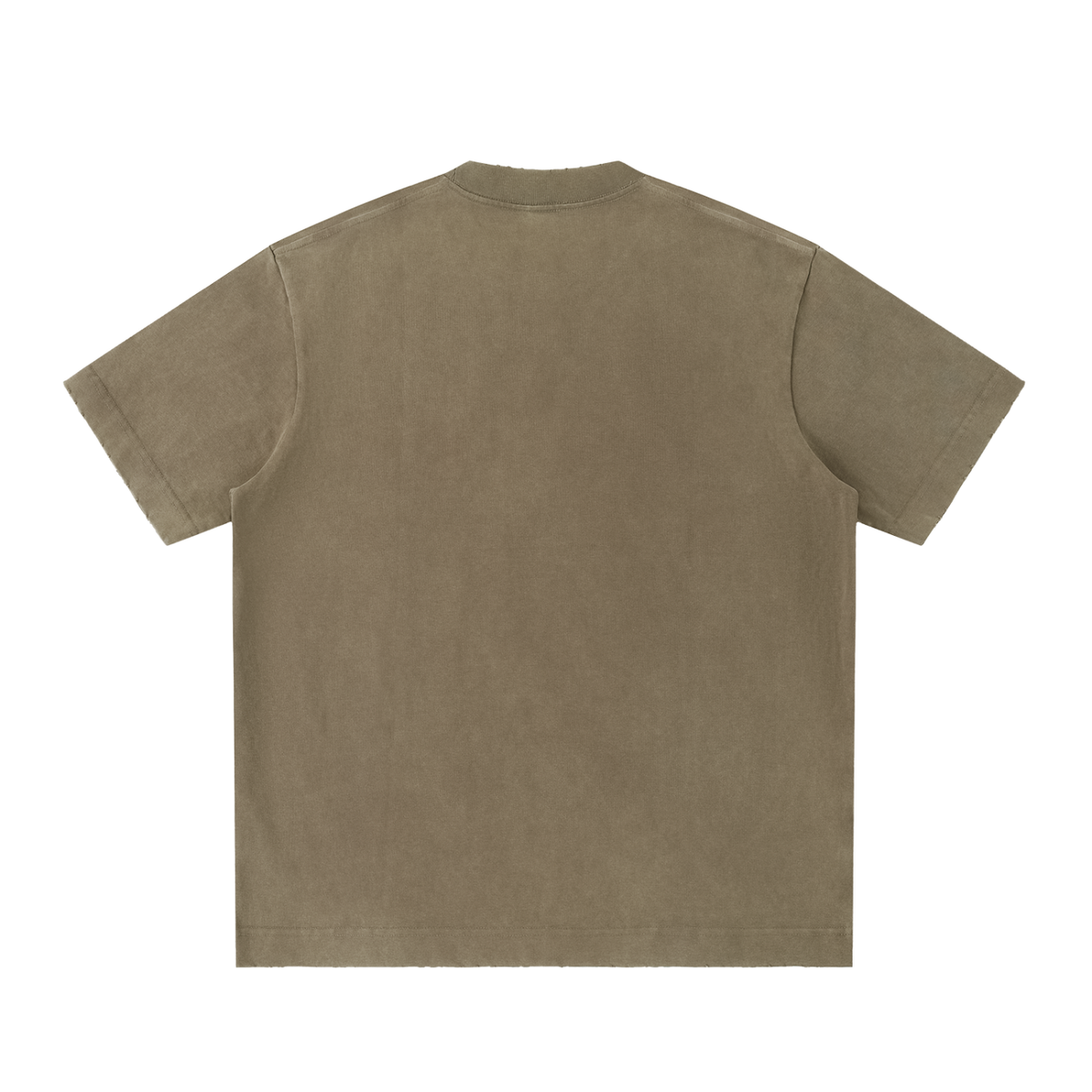 IRON LION ZION | Heavyweight Vintage Washed Frayed T-Shirt