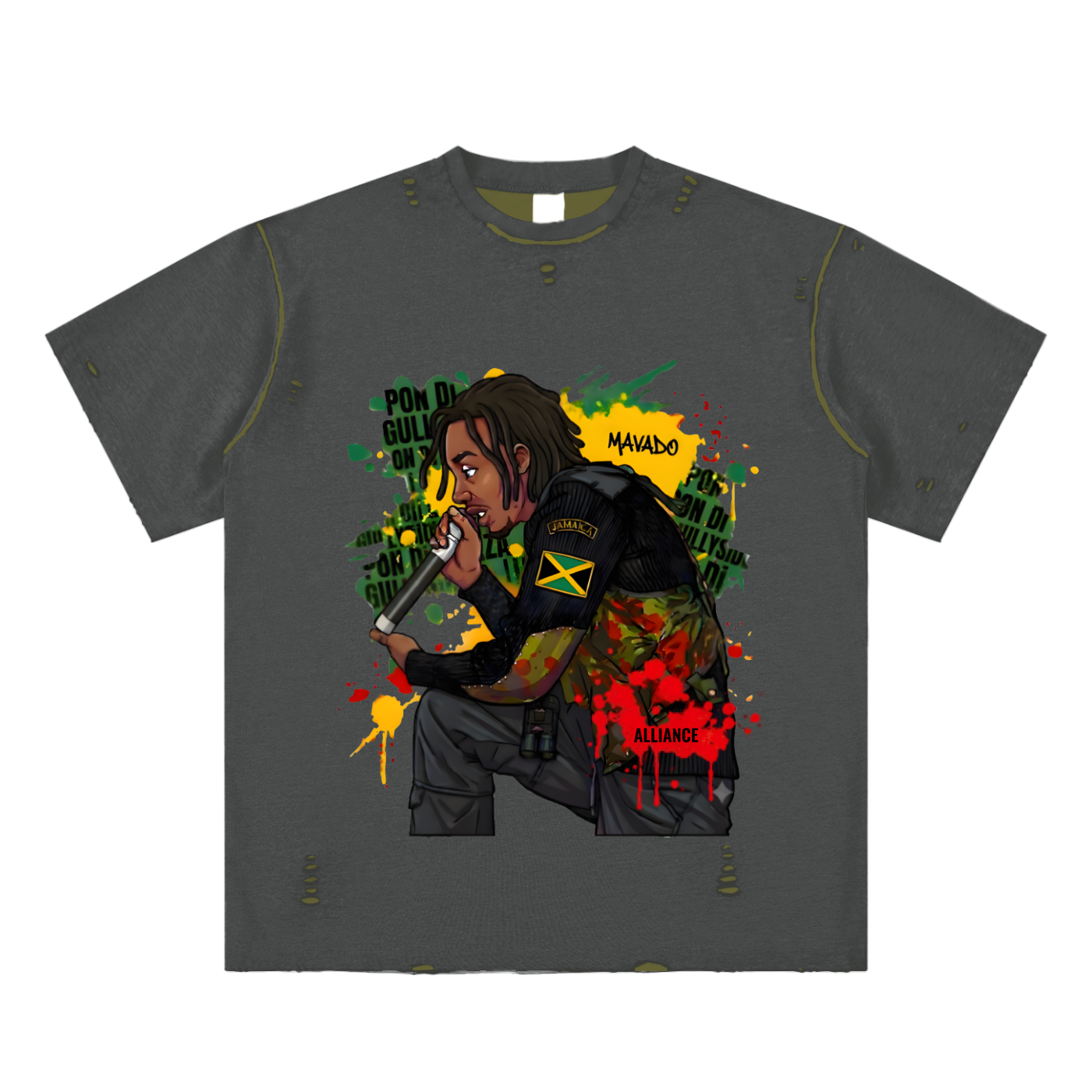 Movado ALLIANCE Hand-frayed Reversible T-shirt