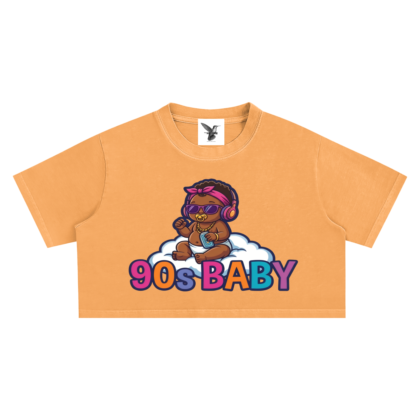 90's BABY | Snow Washed Crop Top