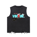 Not Old, VINTAGE | Snow Washed Raw-Hem Tank Top
