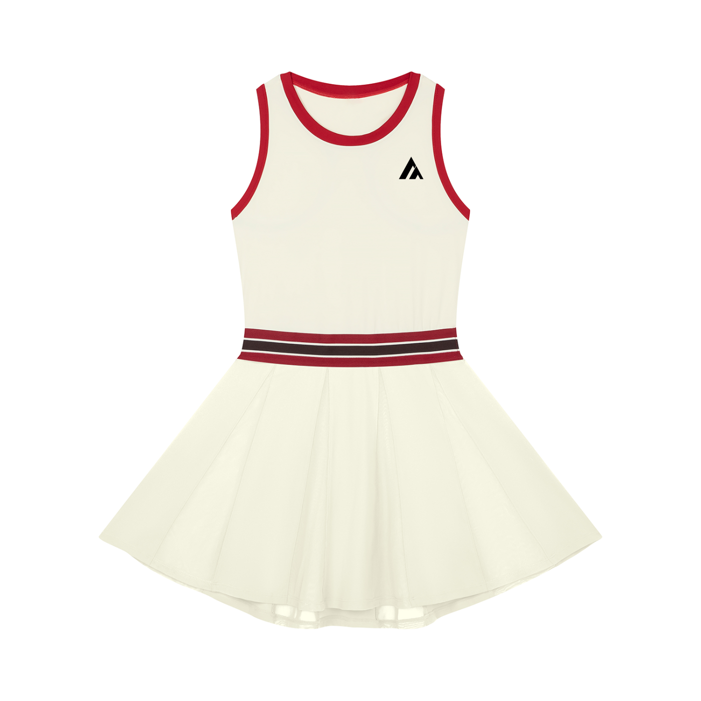 Women's Color Block A-Line Sleeveless Dress
