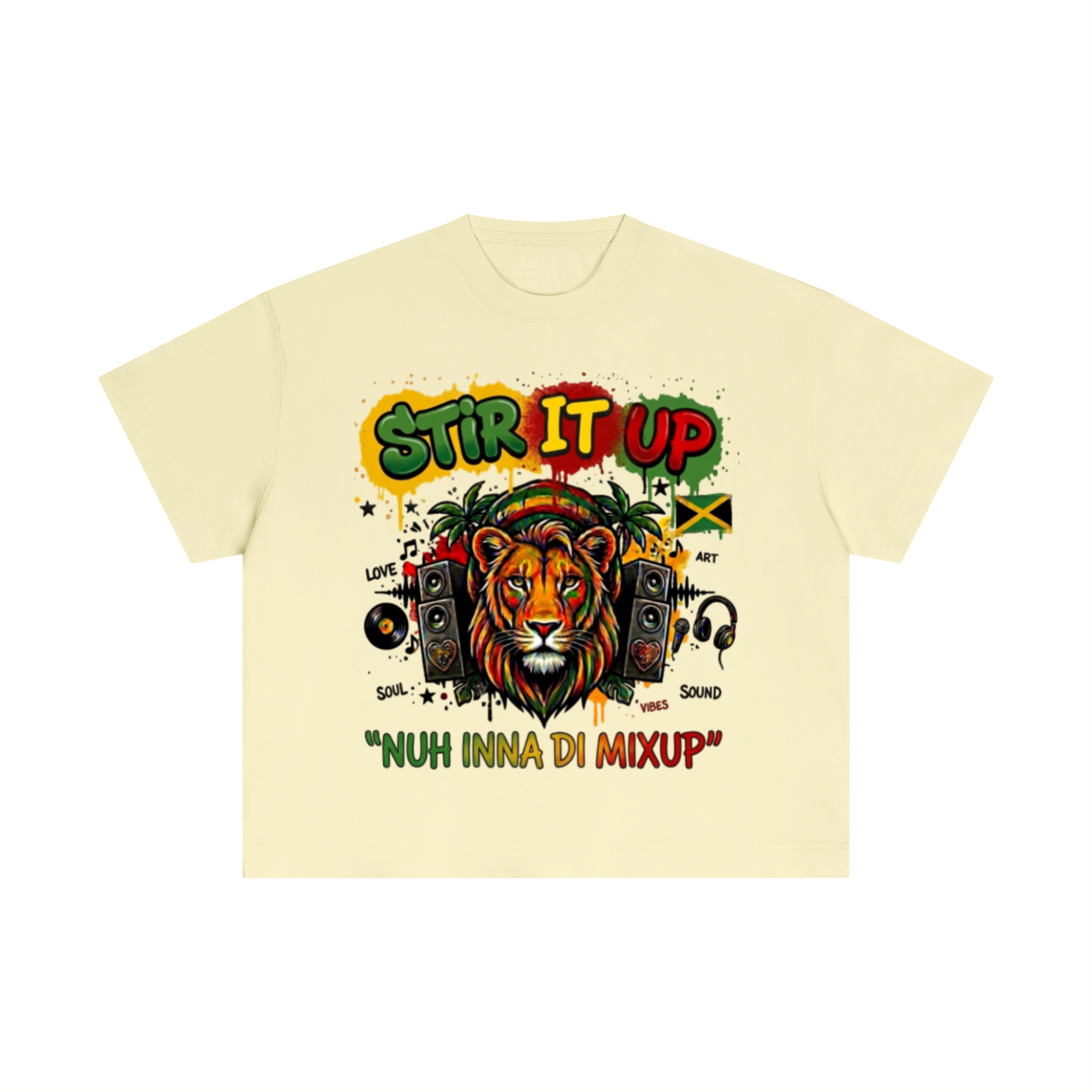 STIR IT UP | Essential Cotton Boxy T-Shirt
